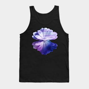 Purple Flower Reflection Tank Top